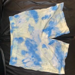Tie Dye Biker Shorts